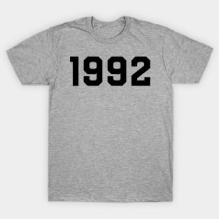 1992 - BLACK T-Shirt